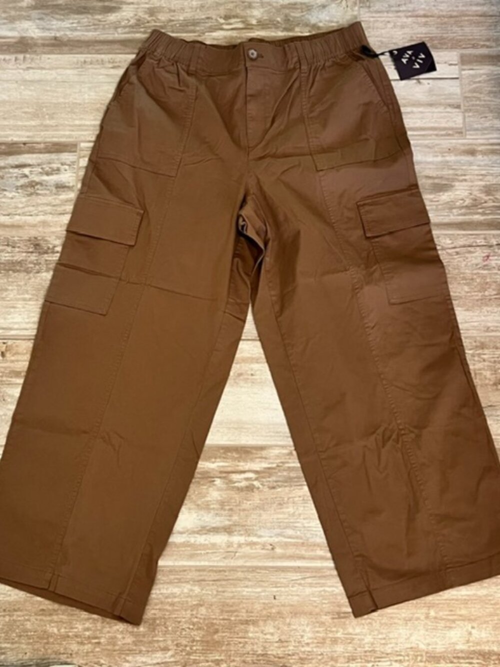 Women's Brown Ava & Viv Cargo Pants